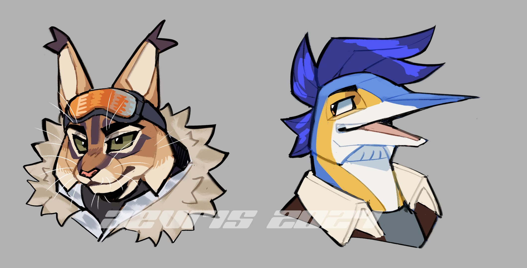 Clean colour sketch with nicer lineart. Would be about $30 each.